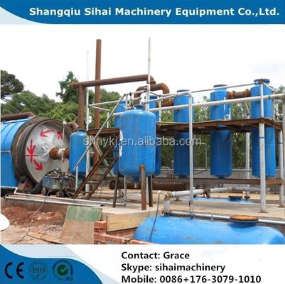12 Tons Capacity Scrap Tire Pyrolysis Plant for Sustainable Resource Utilization