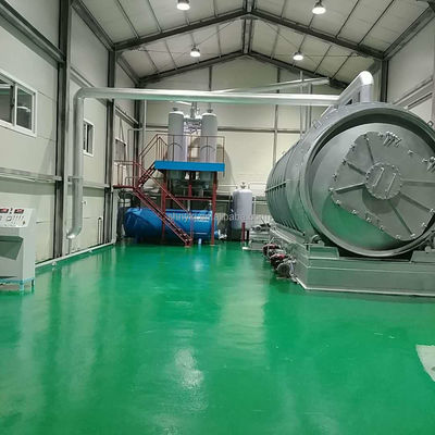 Raw Material Plastic Tire Recycling Machine for Pyrolysis Oil Conversion