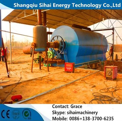Q245R Boiler Steel Reactor Material Waste Tyre Pyrolysis Plant for Diesel Production
