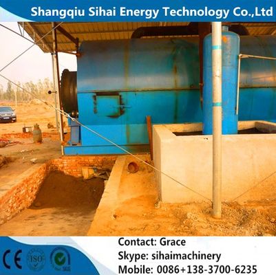 Q245R Boiler Steel Reactor Material Waste Tyre Pyrolysis Plant for Diesel Production