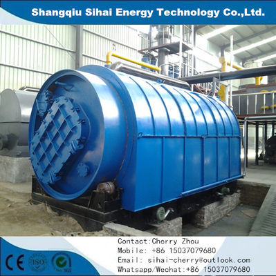 10 Tons Q245R Boiler Steel Equipment for Recycling Used Rubber Tyres into Fuel Oil
