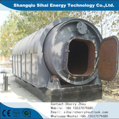 10 Tons Q245R Boiler Steel Equipment for Recycling Used Rubber Tyres into Fuel Oil