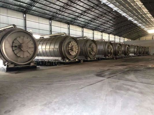 17.5 kW Power Pyrolysis Oil Tire Recycling Machine With High Oil Yield