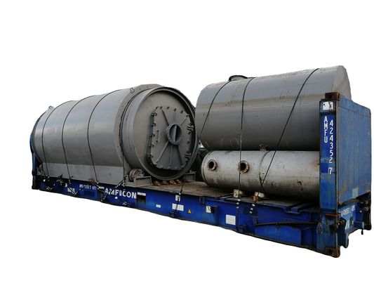 17.5 kW Power Pyrolysis Oil Tire Recycling Machine With High Oil Yield