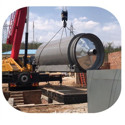 Engineer Guided Installation Pyrolysis Plant for Recycle Waste Tire Tyre Plastic Sludge