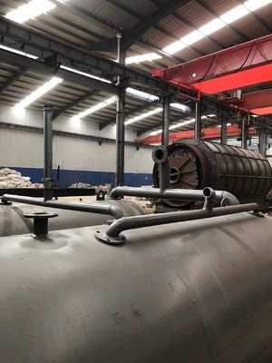 38tons Capacity Pyrolysis Waste Tire To Oil Production Line for 300sq Meter Location