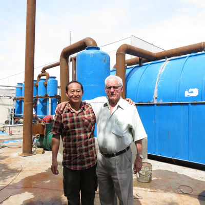 Raw Material Rubber 2022 Thermal Cracking Machine Refines Waste Tyres to Oil Equipment