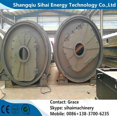 Q245R Boiler Steel Reactor Waste Tire Pyrolysis Plant for Environmental Protection