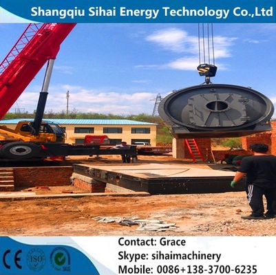 Eco-Friendly Waste Processing 2021 Direct Heating Pyrolysis Plant for Waste Tires