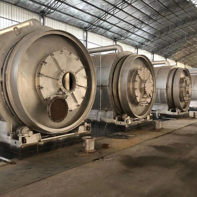 300sq meter Area Required 15 TPD Waste Tire Oil Pyrolysis Machine for Oil Recycling