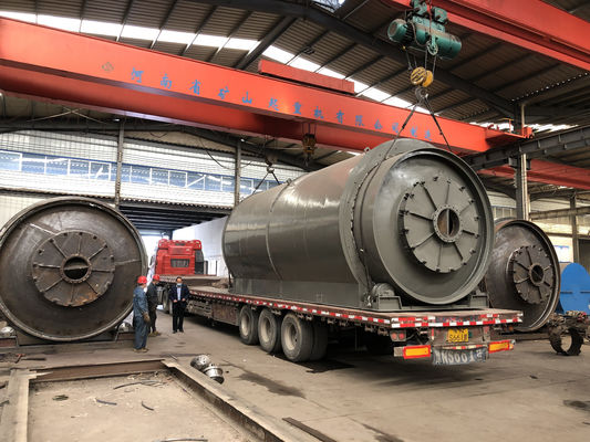 300sq meter Area Required 15 TPD Waste Tire Oil Pyrolysis Machine for Oil Recycling