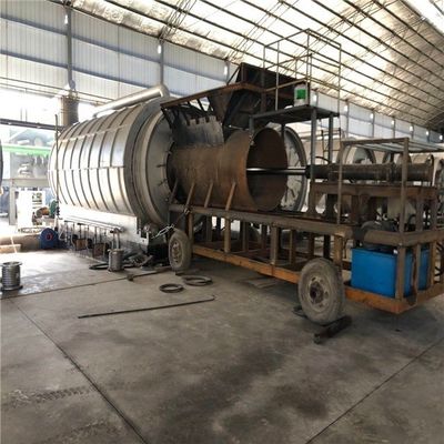 300sq meter Area Required 15 TPD Waste Tire Oil Pyrolysis Machine for Oil Recycling