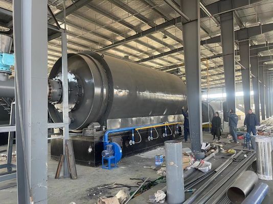 Pyrolysis Machine For Recycling Tire Tyre Plastic Oil Sludge Cable Sheath